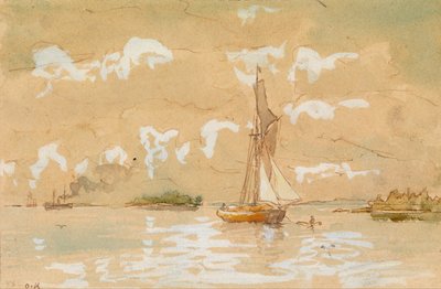 Sea Landscape by Oscar Kleineh